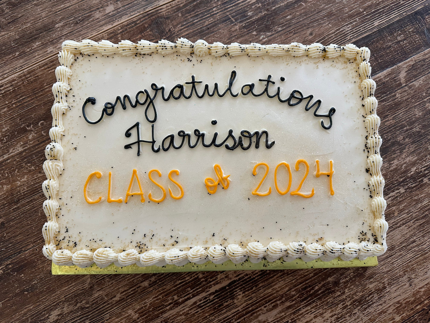 🎓Graduation Cap & Scroll Sheet Cake- Congratulations!