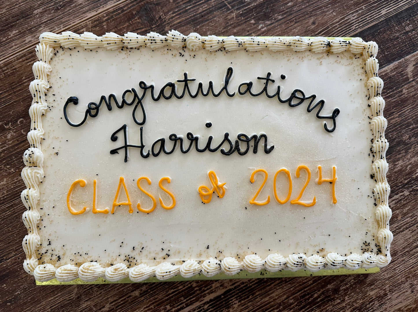 🎓Graduation Cap & Scroll Sheet Cake- Congratulations!