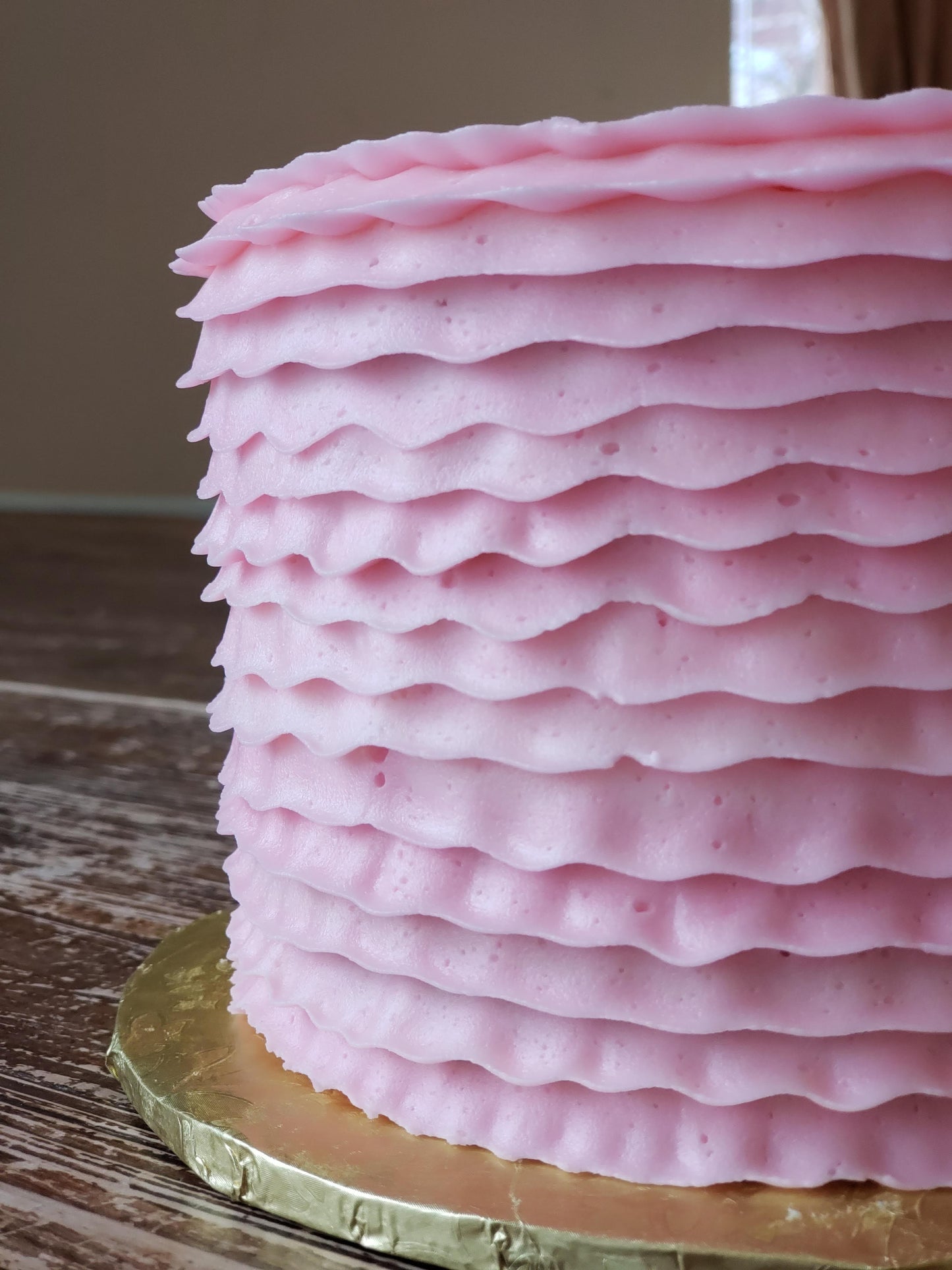 Buttercream Layered Ruffle Cake