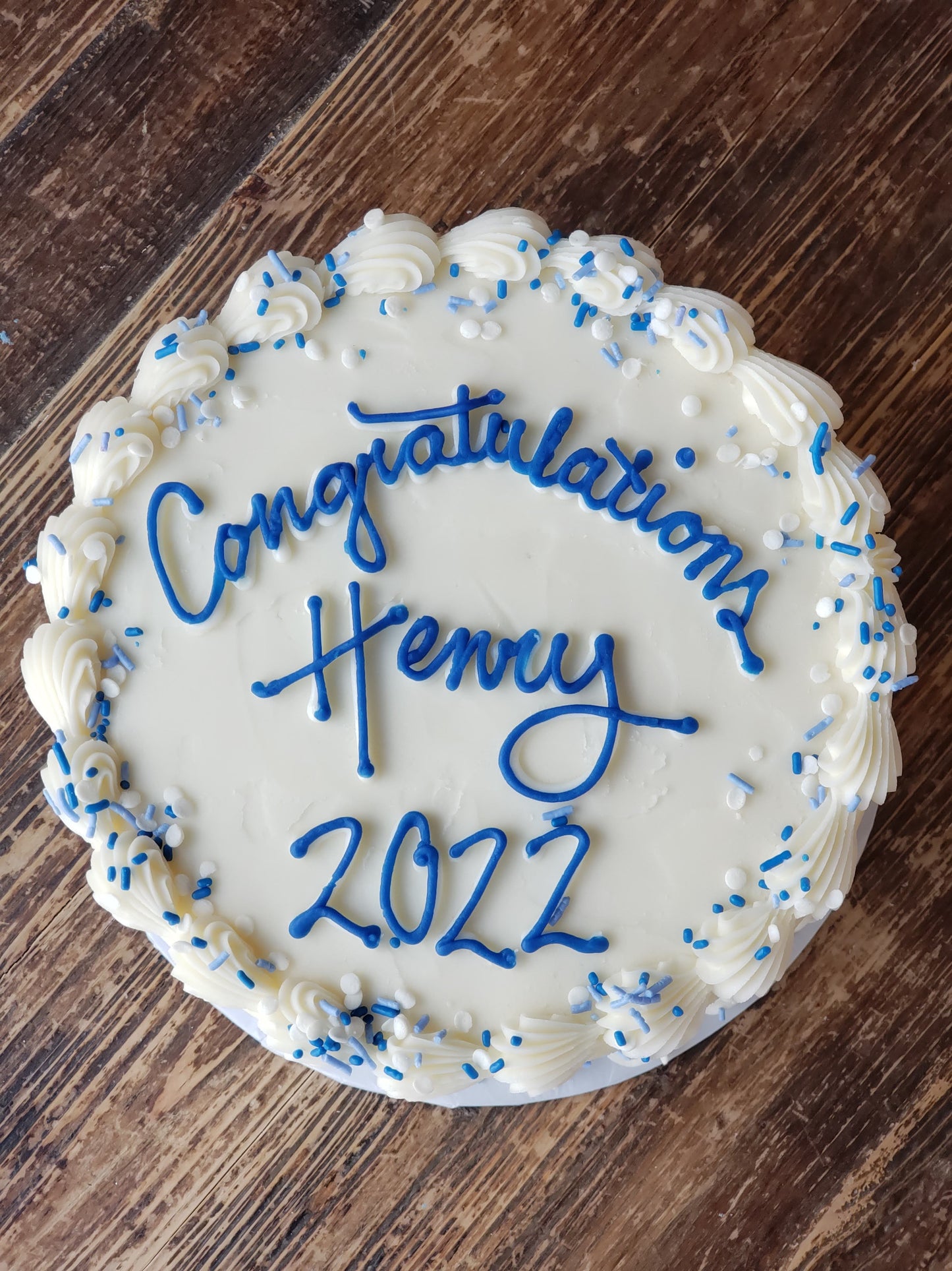 šGraduation Congrats Two Layered Cake!