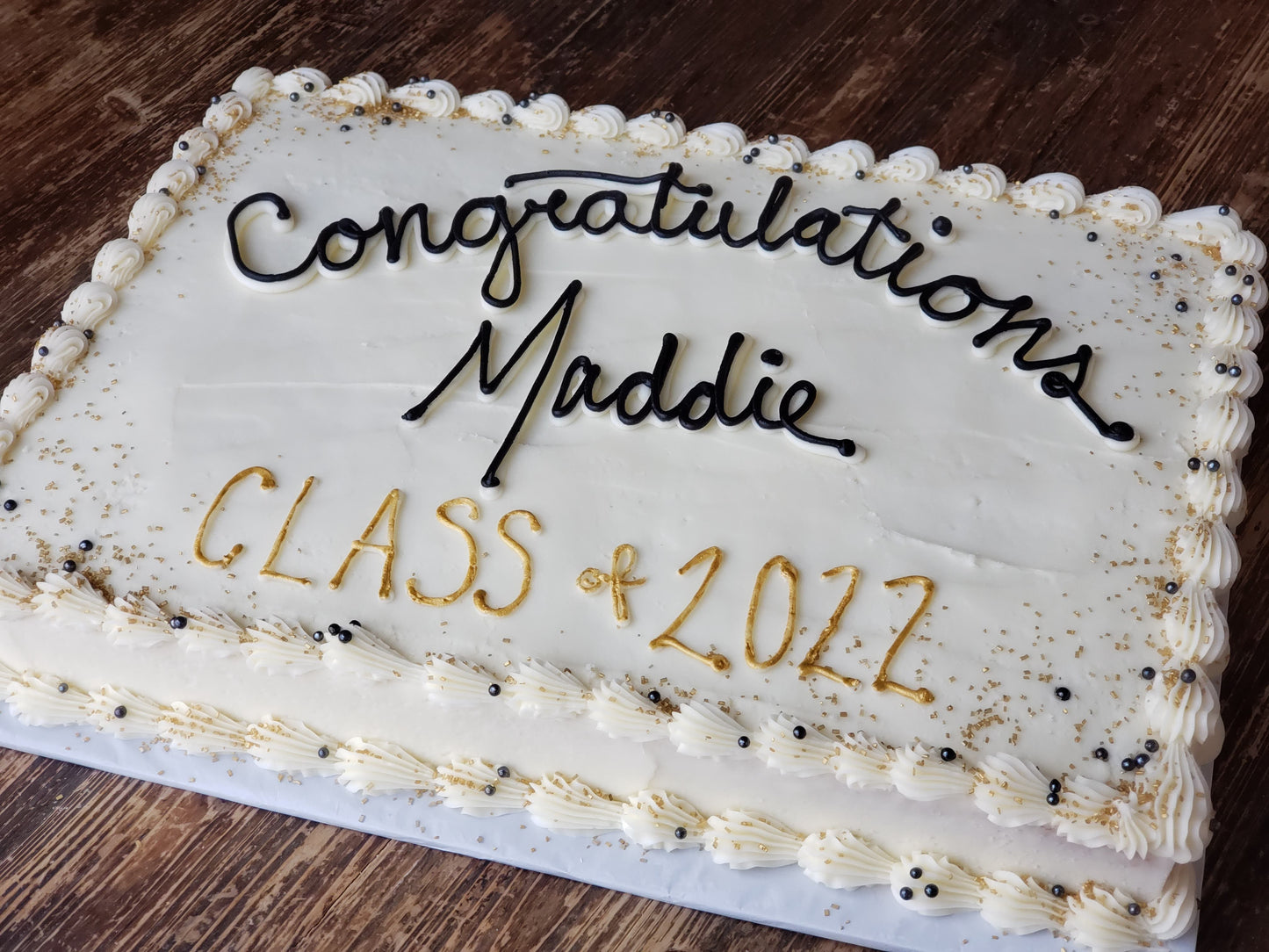 🎓Graduation Cap & Scroll Sheet Cake- Congratulations!