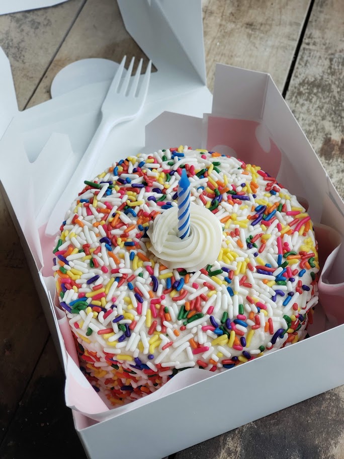 Birthday Confetti Lunchbox Cake for Two