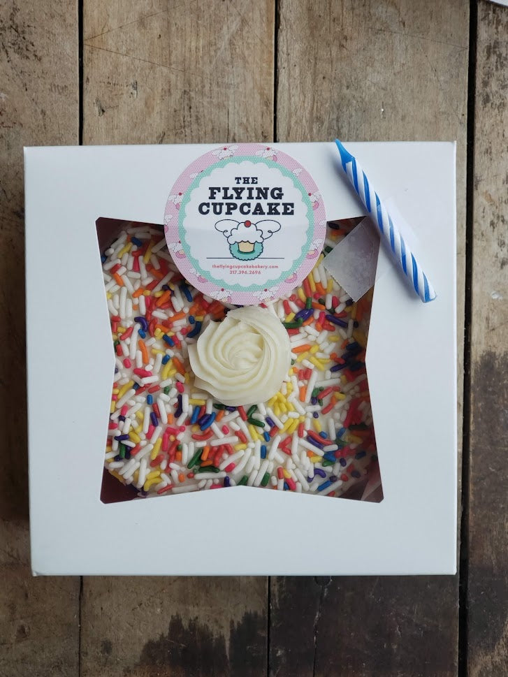 Birthday Confetti Lunchbox Cake for Two