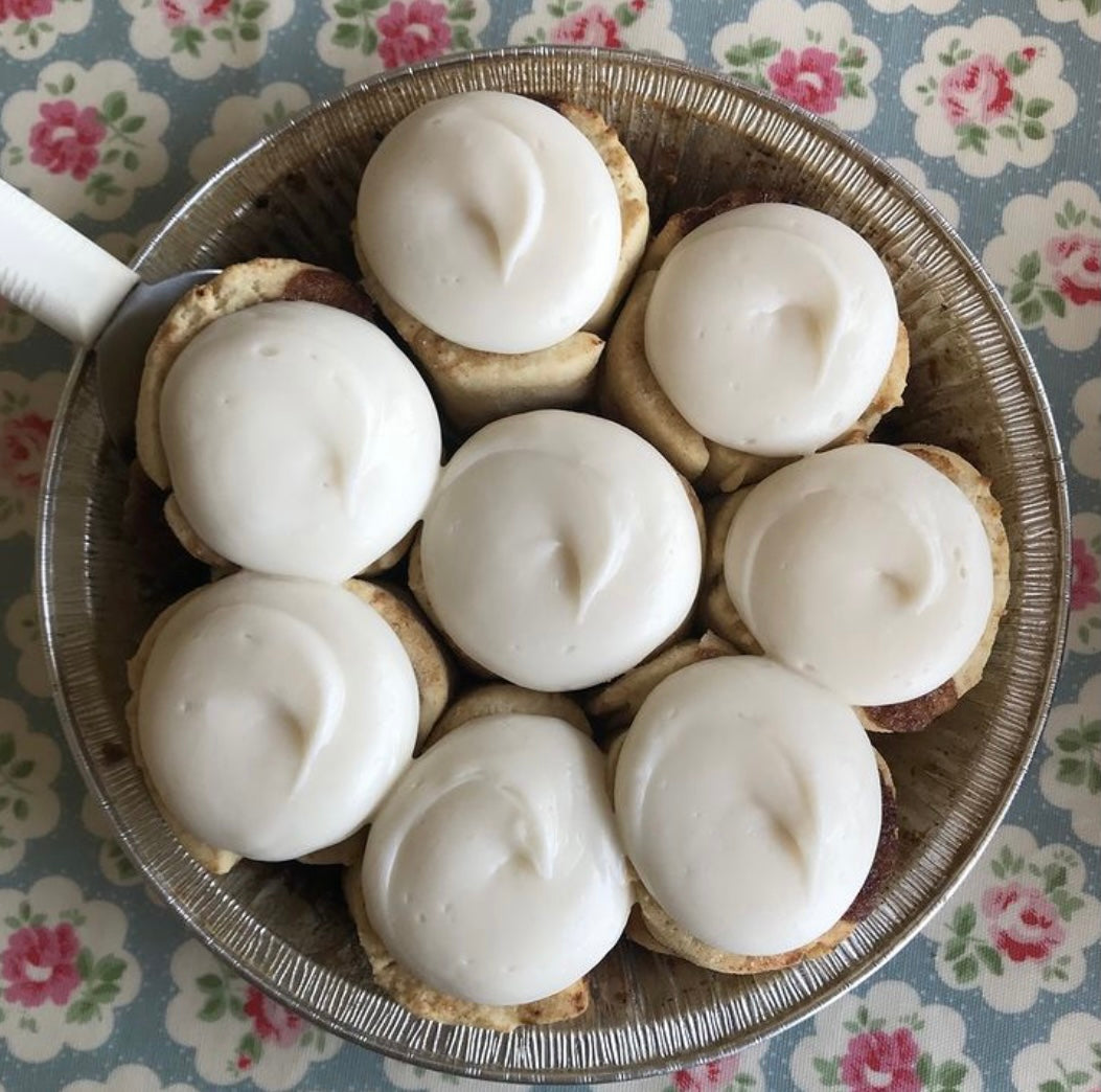 Gluten-Free AND Dairy-Free Vegan Cinnamon Roll 8 Pack