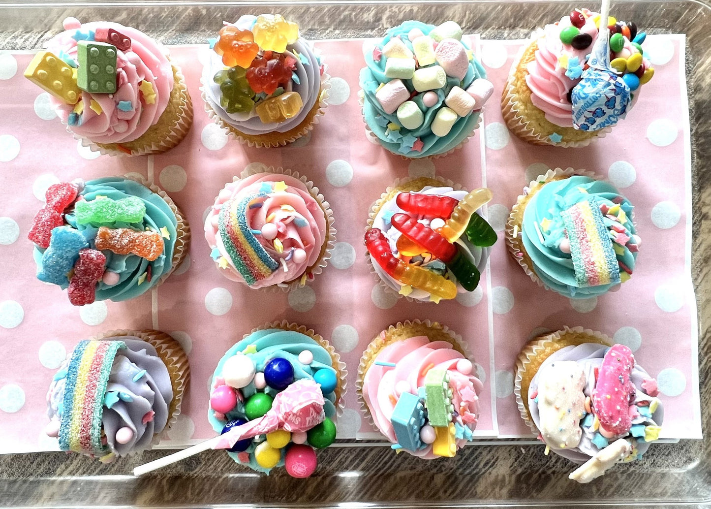 Regular Size Cupcake Dozen Party Pack- DECEMBER