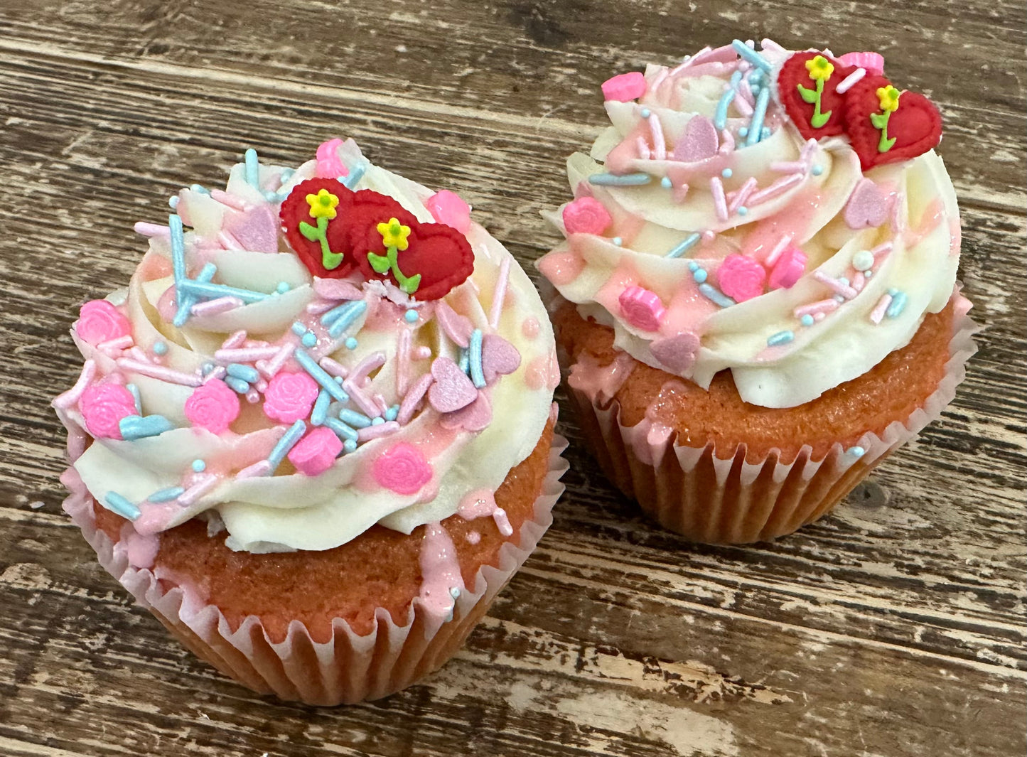 💗Valentine's Box of 4, 6, 8, or 12 Jumbo Cupcakes (Pick Your Flavors)