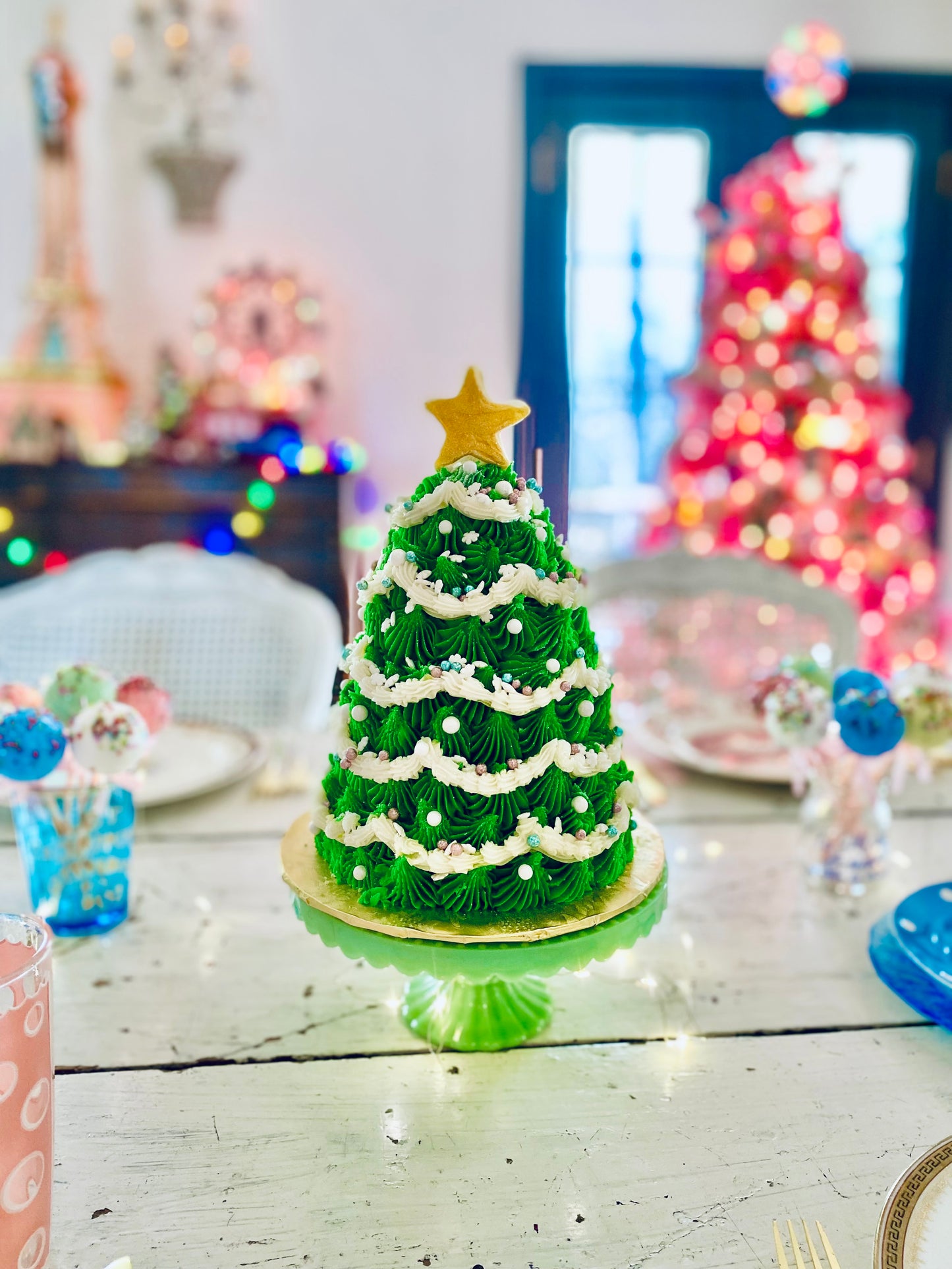 🎄Christmas Tree Holiday Cake