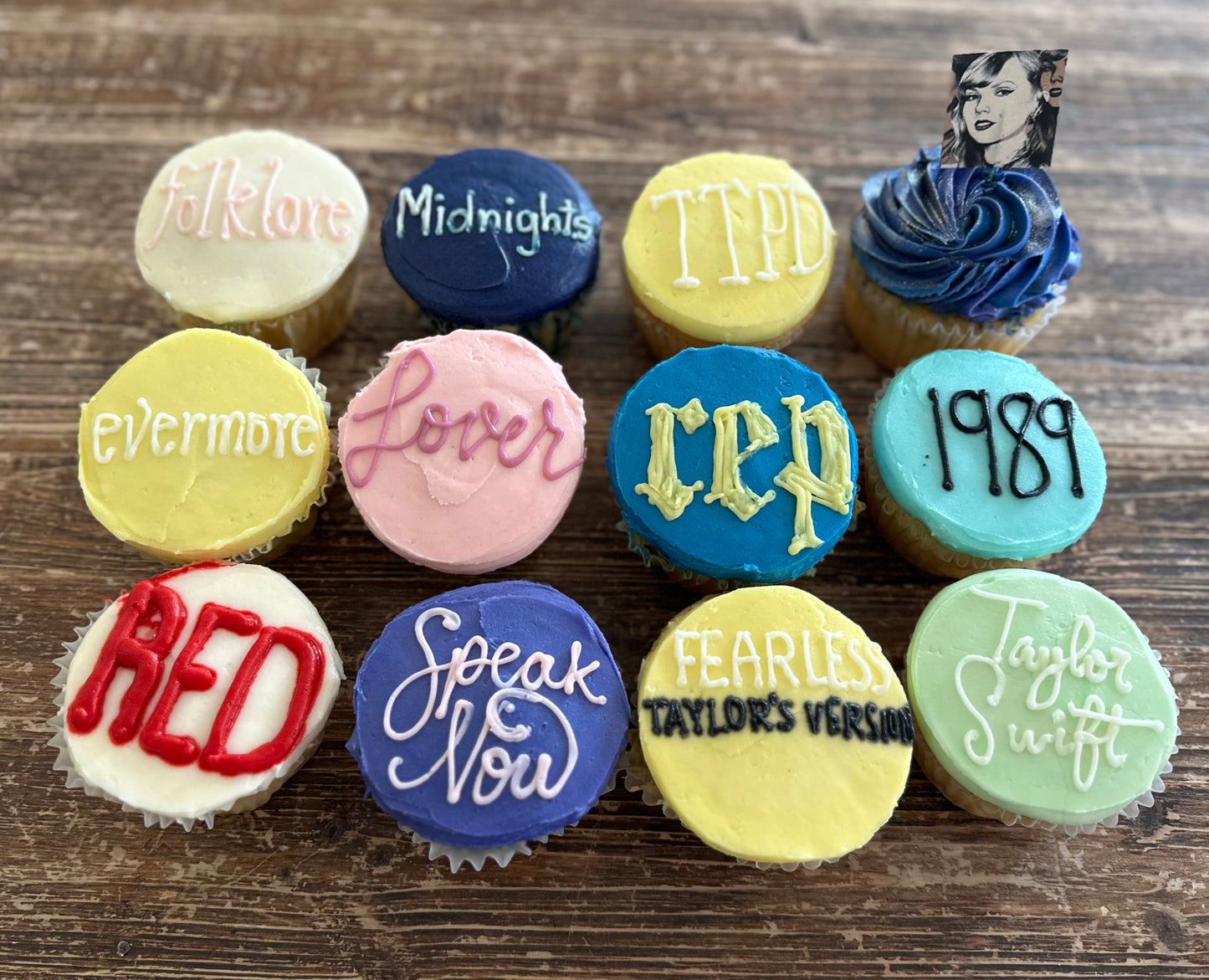 Taylor Swift In Our Cupcake Eras Dozen