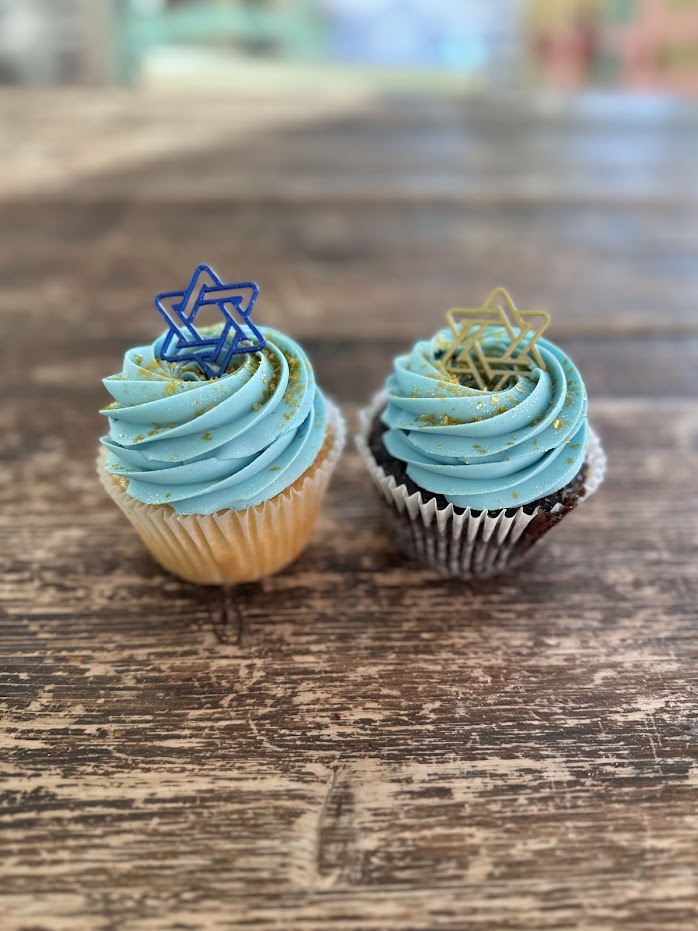 Happy Hanukkah JUMBO Cupcake 2 Pack