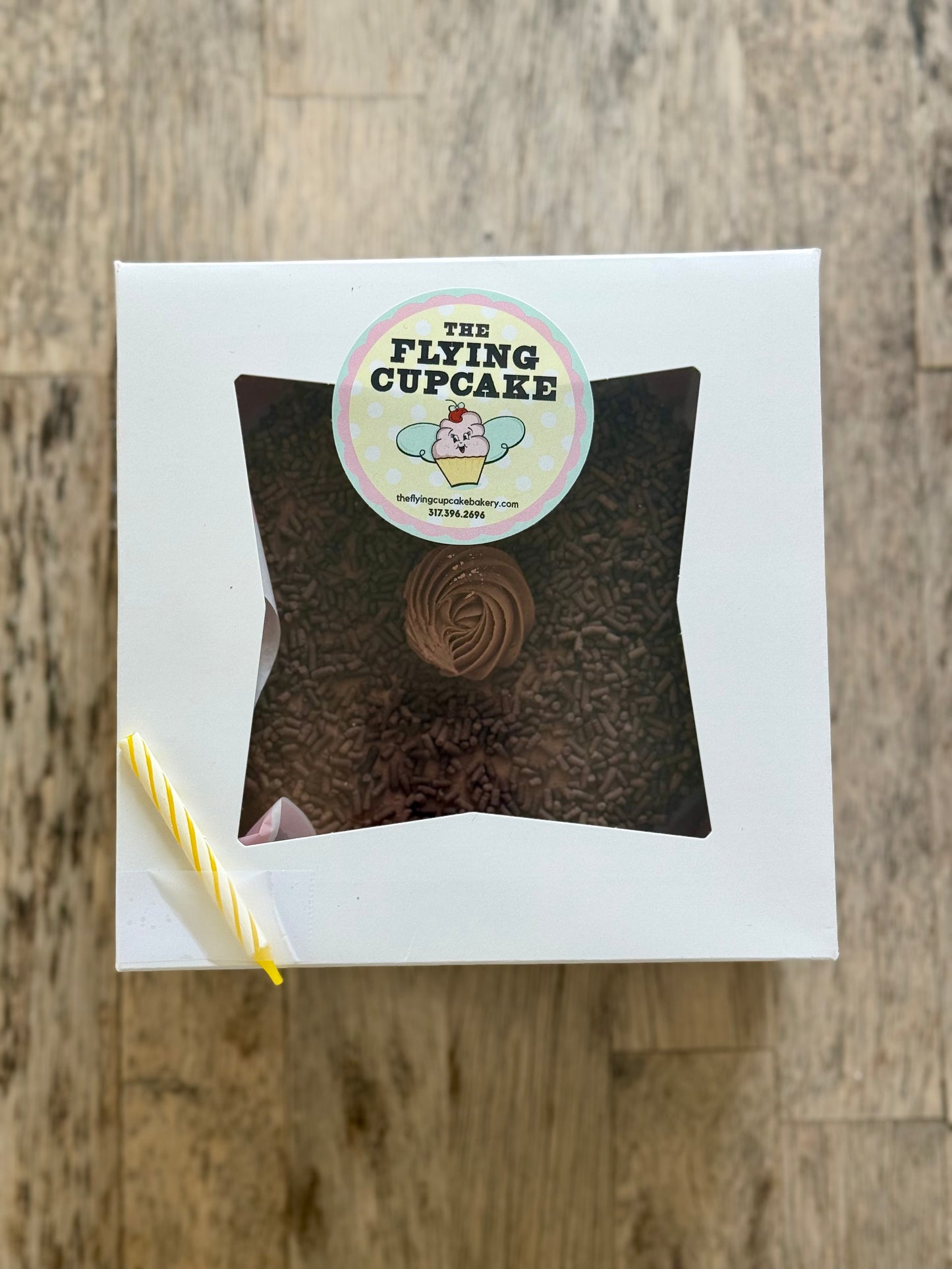 Birthday Chocolate Lunchbox Cake for Two