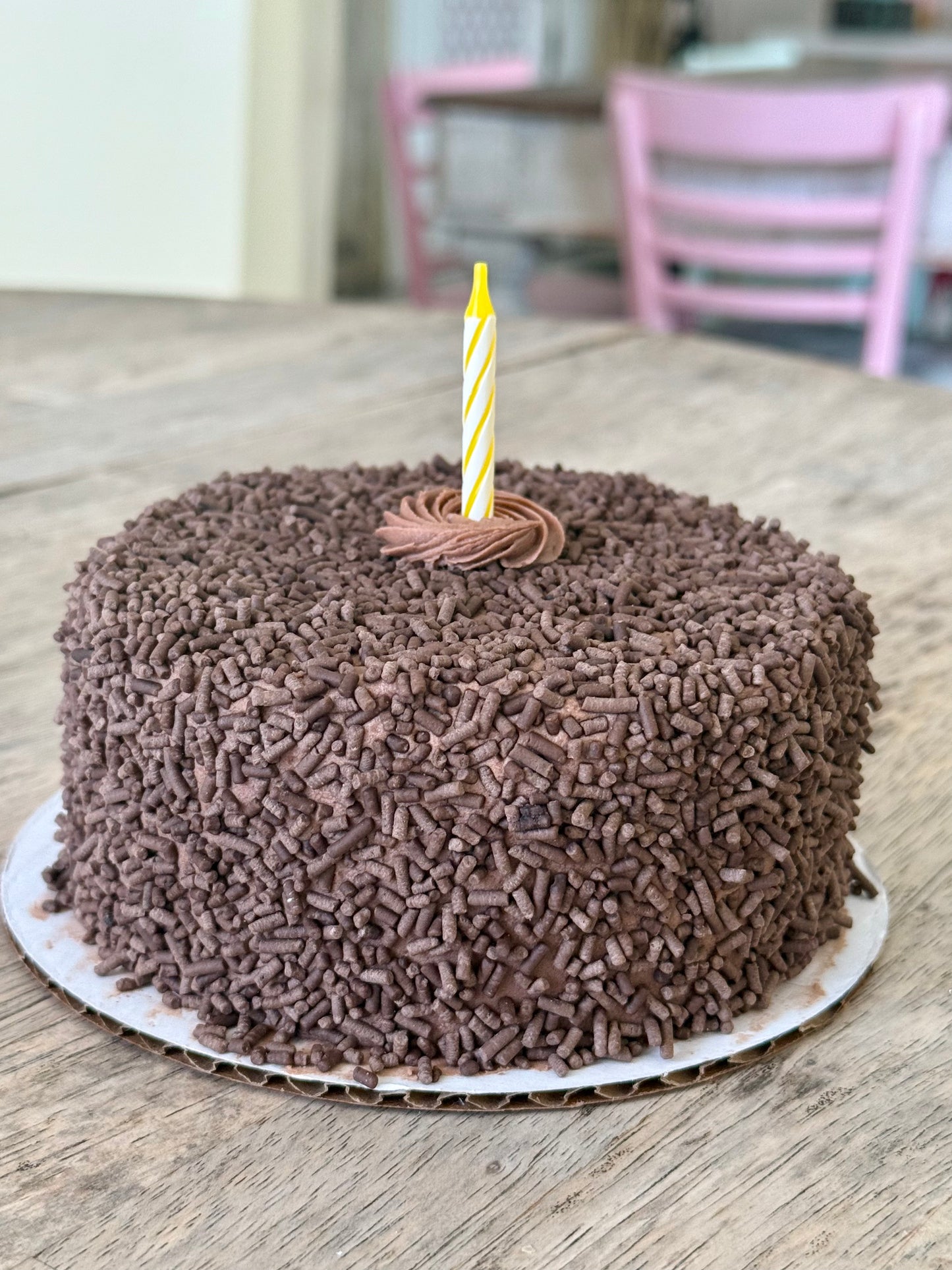 Birthday Chocolate Lunchbox Cake for Two