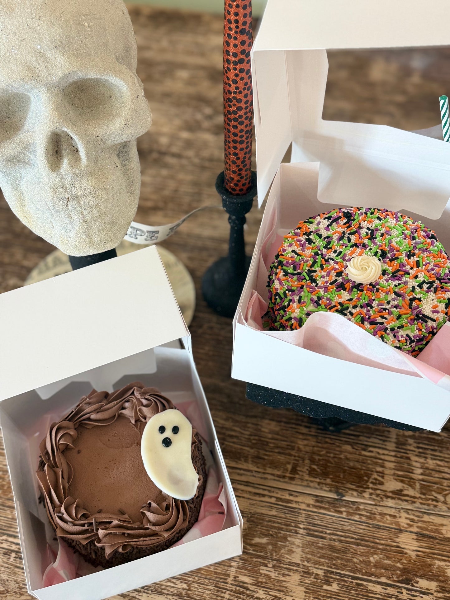 Spooky Halloween Cake for Two