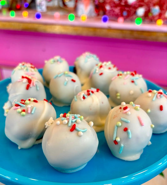 🎄1 Dozen Red Velvet Elvis Cake Pop Truffles