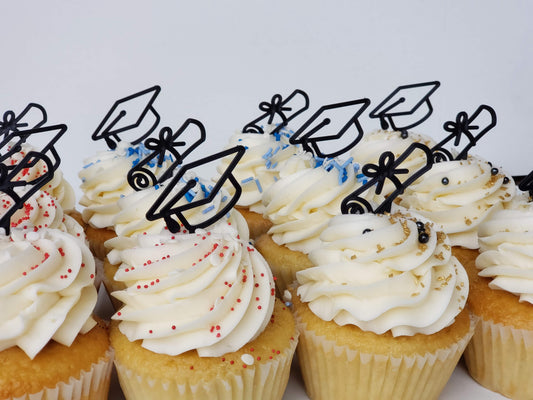 🎓Graduation Time Dozen JUMBO Cupcakes Party Pack