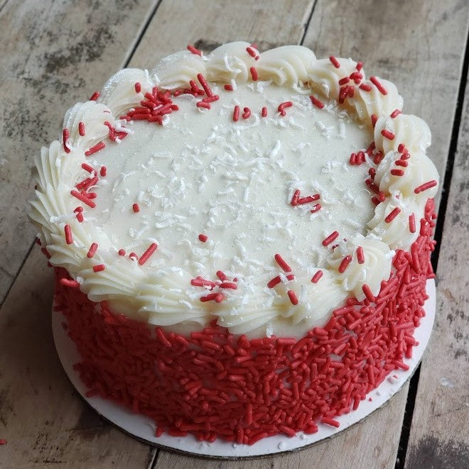 Red Velvet Elvis Cake for Two