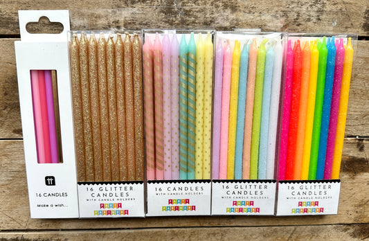 Tall Birthday Candles Pack