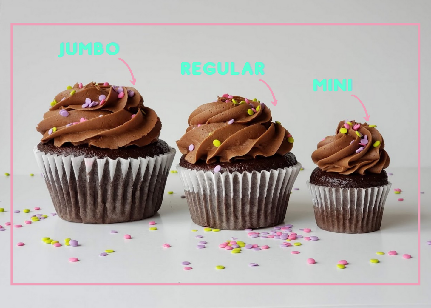 Chocolate Lovers Dozen JUMBO Cupcakes