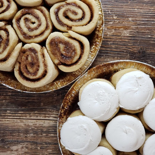 Gluten-Free AND Dairy-Free Vegan Cinnamon Roll 8 Pack