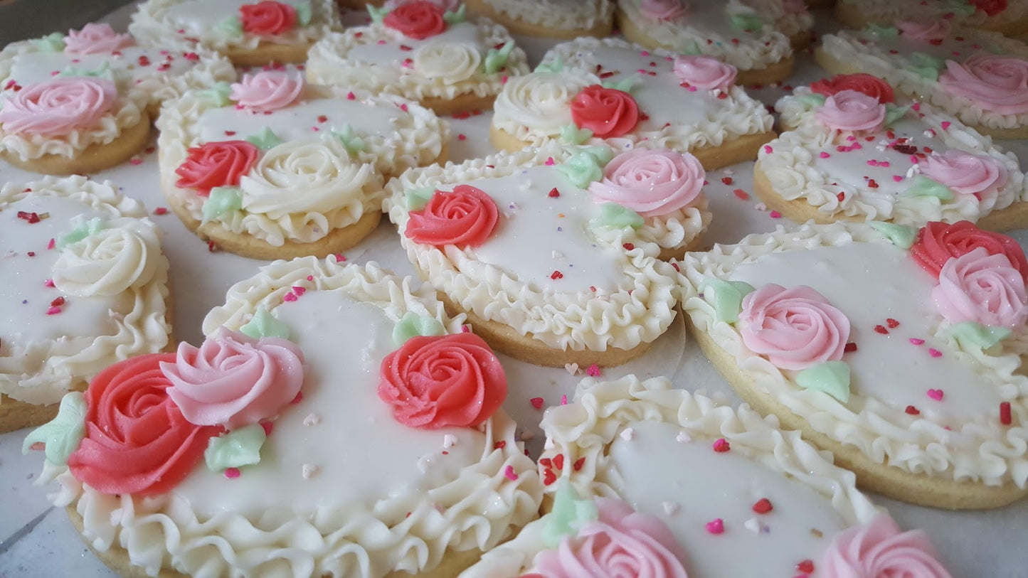 Sugar Cookies w/ Buttercream Icing- 2, 4, 6, 12 Pack