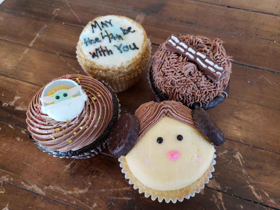 ⭐May the 4th Be With You - Star Wars Jumbo Cupcake 4-Pack⭐